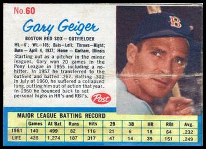 60 Gary Geiger